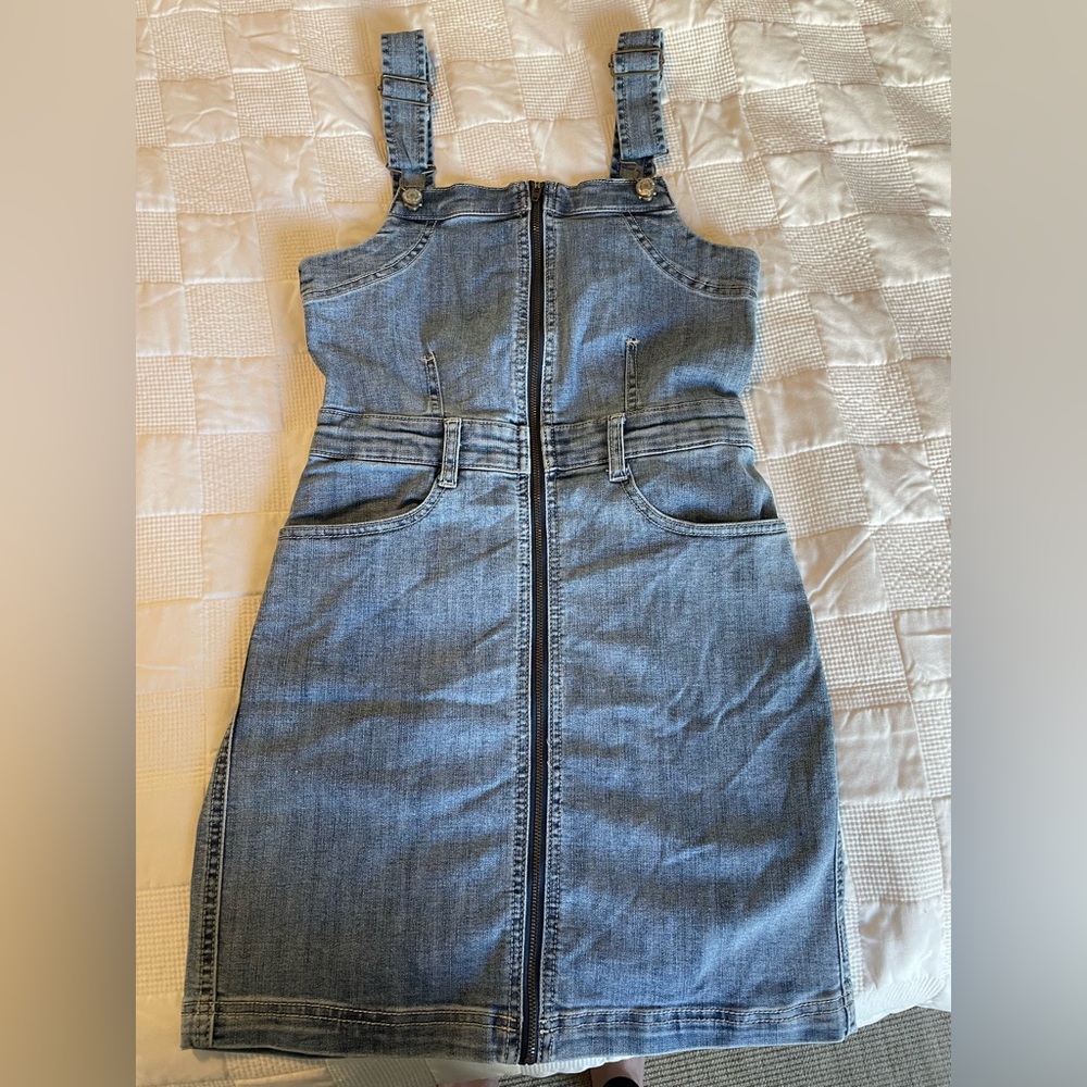 American Eagle Outfitters Denim Overall Dress